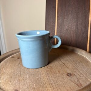 Fiestaware Light Blue Ring Handle Mug 8 oz
